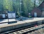 Ranasfoss Station sign